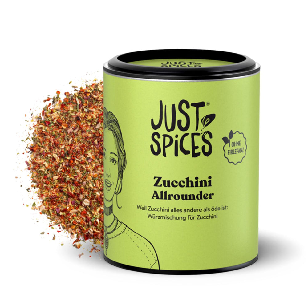 Just Spices Gemüse Allrounder I Jedes Gemüse von Aubergine bis Zucchini lecker würzen I Gewürzdose, 75 g