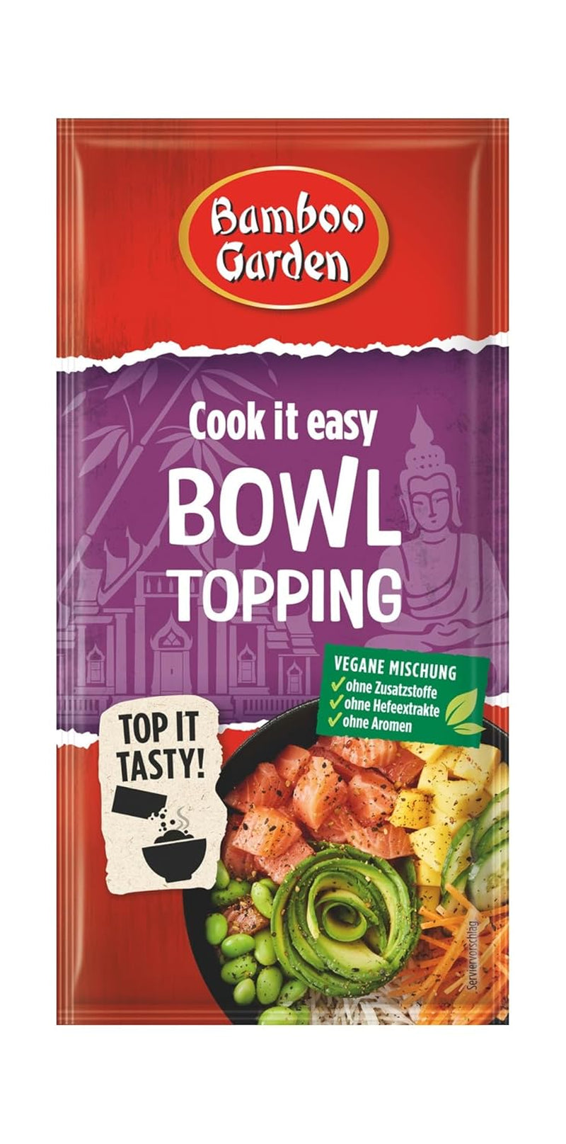 Jardin de bambous - Garniture de bol | Gewürztopping zum Verfeinern von Asia Bowls | Ingrédients végétaliens et naturels | 15 g en sachet