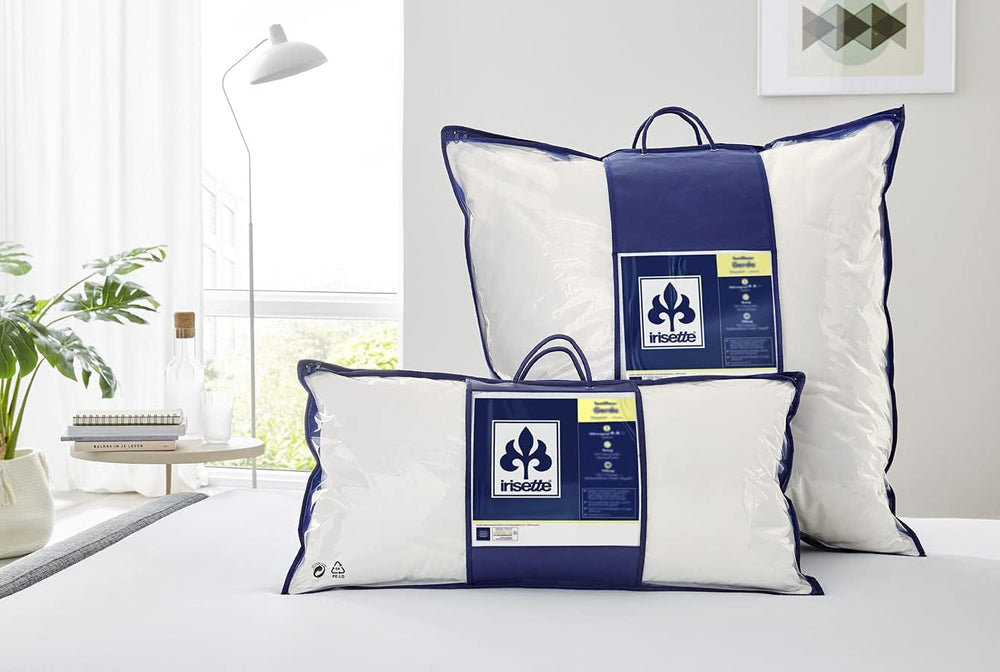 Oreiller Micro Thermo Irisette - Fabriqué en Allemagne - Oreiller avec housse amovible en microfibre douce, 40 X 80 Cm, certifié Ã-ko-Tex Oreillers standard Naty Shop