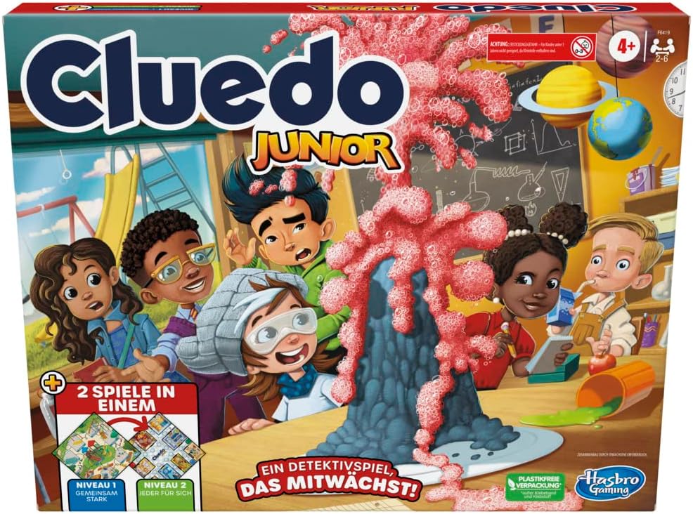 Jeu de société Cluedo Conspiracy de Hasbro Gaming pour adultes et adolescents, version allemande du jeu mystère, pour 4 à 10 joueurs et à partir de 14 ans