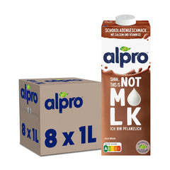 Alpro Sojadrink, Vanillegeschmack, Pflanzlicher Drink, végétalien, sans lactose, sans gluten, UHT, 15x250ml, paquet de 15