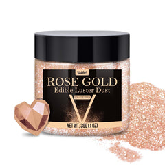 Poudre de paillettes comestibles, diverses couleurs, 30 grammes Naty Shop Roségold