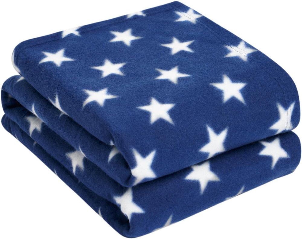 DREAMSCENE couverture confortable couverture moelleuse couverture polaire - couverture de salon chaude hiver douce, couverture de canapé, couverture de canapé, couverture câline enfants, salon et couvertures câlines 120X150Cm, couverture de canapé étoiles grises Lits et couvertures Besuche den DREAMSCENE-Store Bleu 150 X 200 Cm