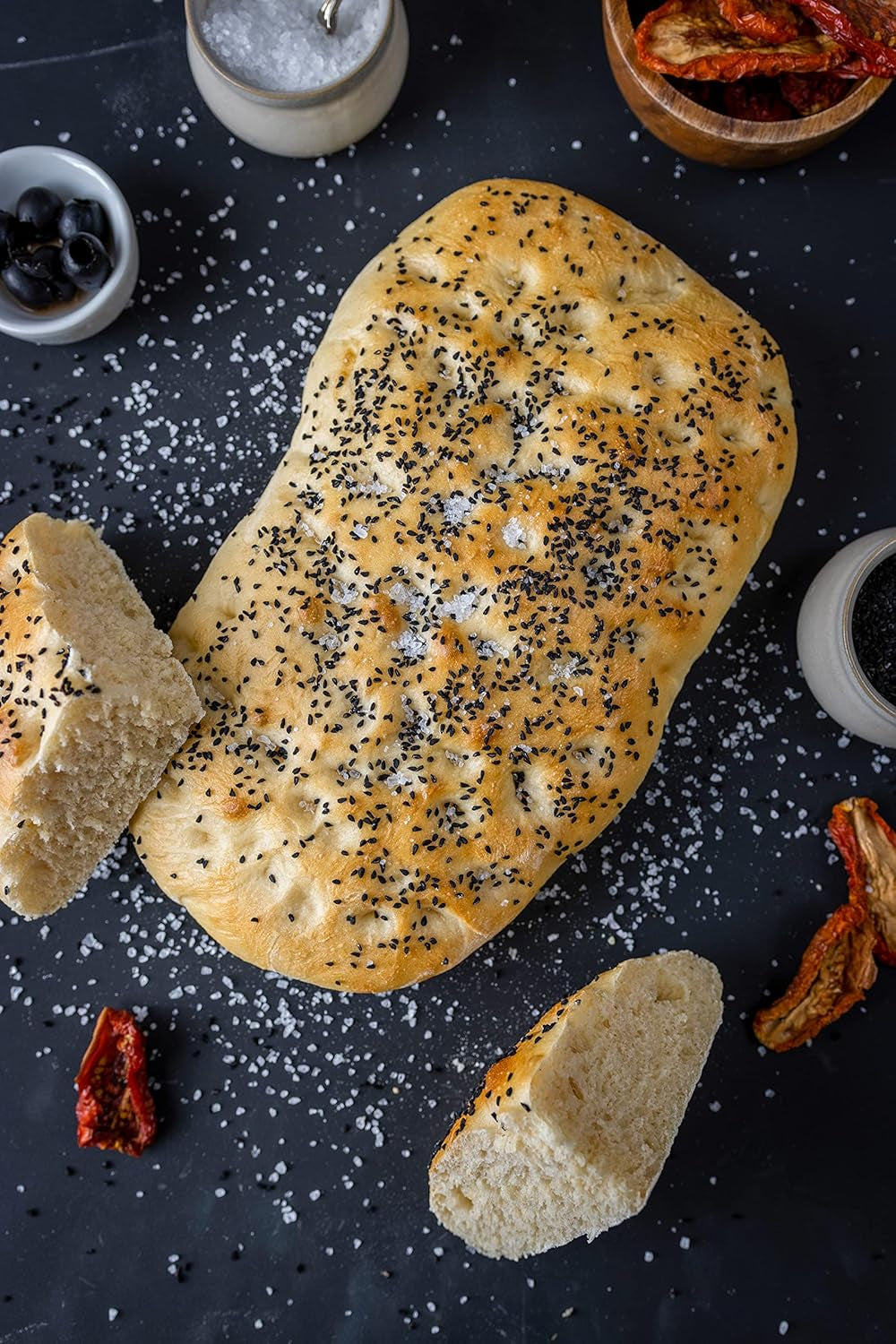 RUF Lievito Madre Sauerteig, Milder Weizen-Sauerteig, Mutterteig, Kurze Teigruhe Durch Enthaltene Trockenhefe, Lievito Madre Getrocknet Für Brot, Baguette, Focaccia, 3X35G Mélange pour la pâtisserie et la cuisine Naty Shop