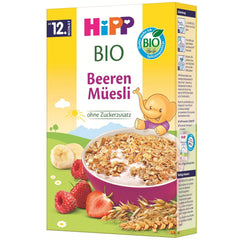 HiPP Bio Beeren-Müesli (8 x 200g), ab 12. Monat, sans Zuckerzusatz, besonders fine Stückchen - leicht zu chewen, in best Bio-Qualität