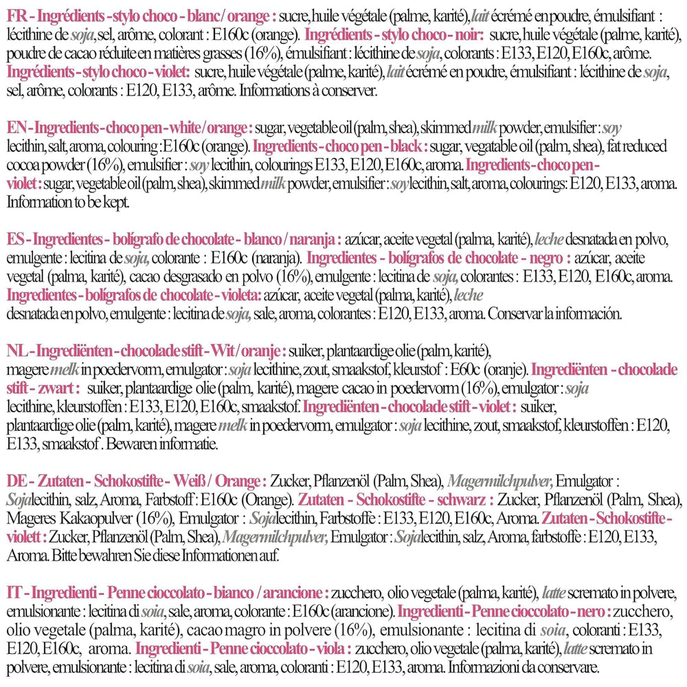 Scrapcooking - Lot de 4 crayons de chocolat Halloween - Noir, orange, violet et blanc - Colorants comestibles - Colorant alimentaire pour écrire - Écrire et dessiner sur les desserts, gâteaux et biscuits - 7064