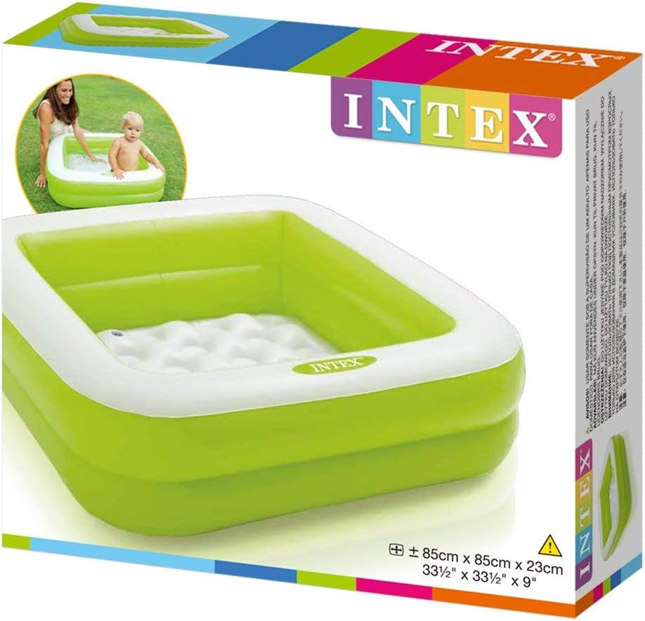 Cutie de joacă pentru piscină pentru bebeluși Intex, culori asortate, 85 x 85 x 23 cm