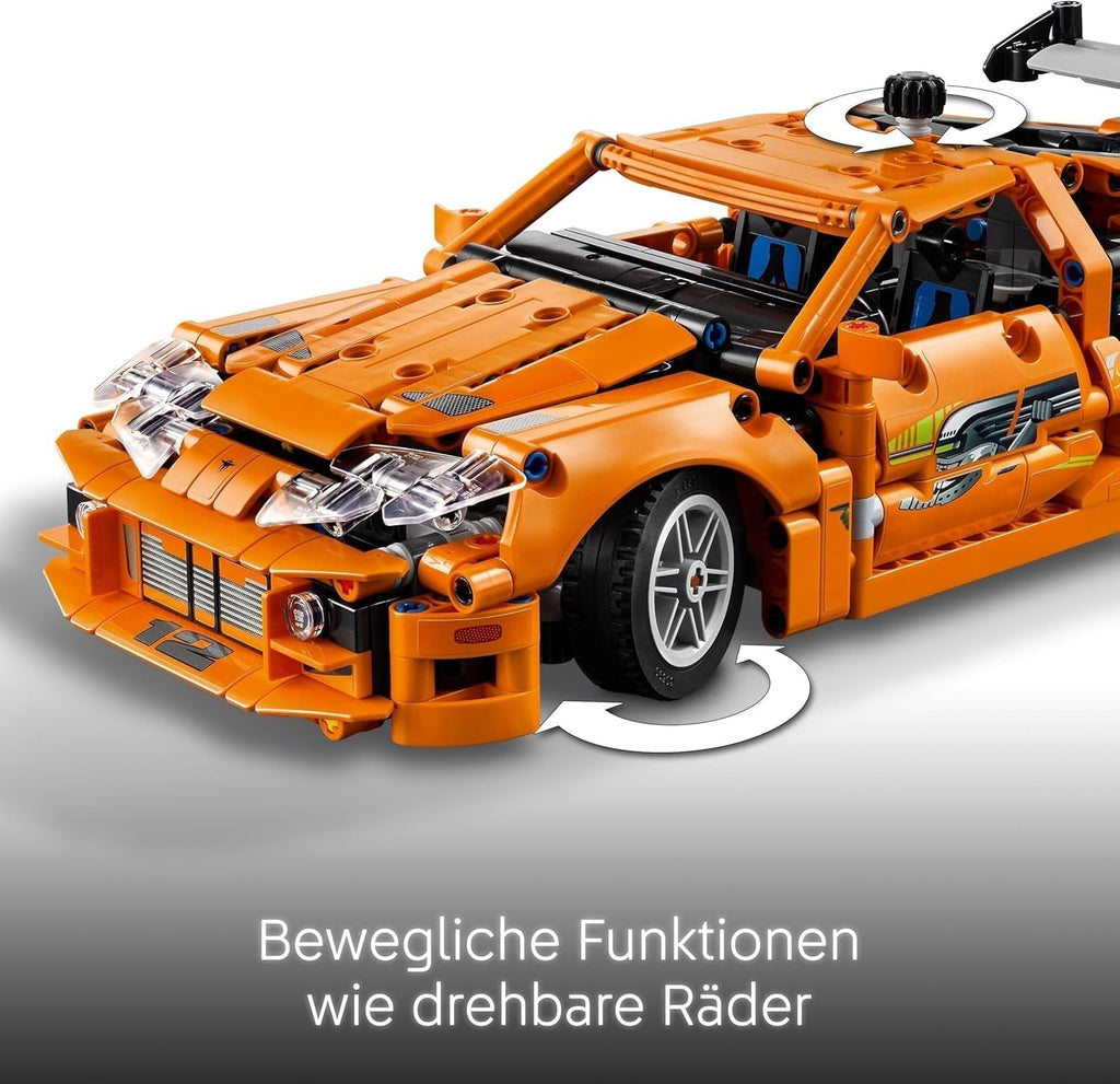 LEGO Technic Fast and Furious Toyota Supra MK4 - Mașină de jucărie - Cu motor cu 6 cilindri și uși care se deschid - Set de modele pentru băieți și fete de peste 9 ani - Idee de cadou pentru ziua de naștere 42204 Seturi de constructie Besuche den LEGO-Store