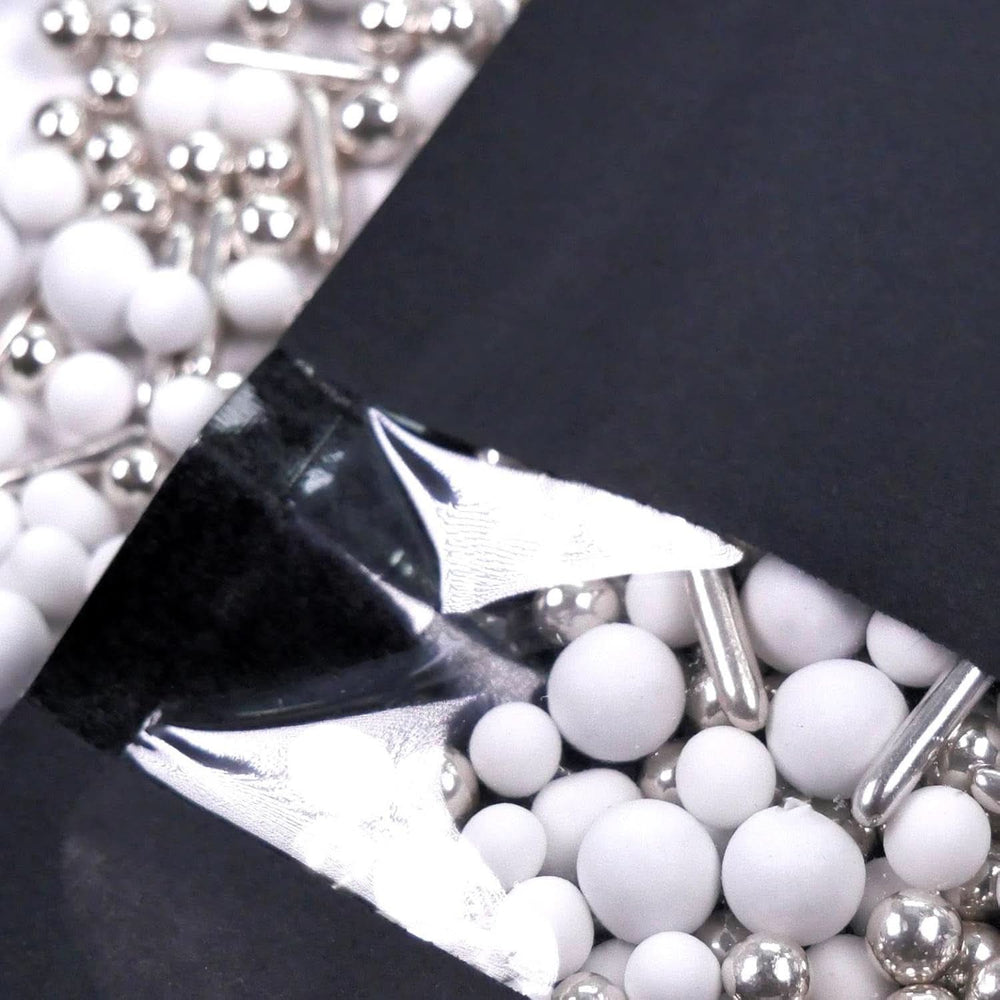 Streusel Hero Chocolate Mix Silver White Sprinkles, 40 grammes Naty Shop