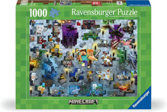 Ravensburger Puzzle 12000422 - Minecraft Mobs - Puzzle Minecraft 1000 pièces pour adultes et enfants à partir de 14 ans Puzzle Naty Shop