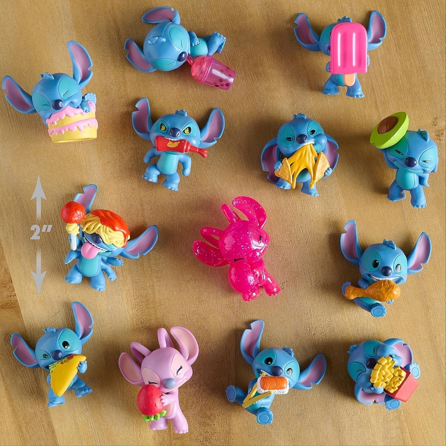 Just Play Disney Stitch Figurines à collectionner, pack surprise, grandes figurines à collectionner de 5 cm, les styles peuvent varier, jouets pour enfants à partir de 3 ans Naty Shop