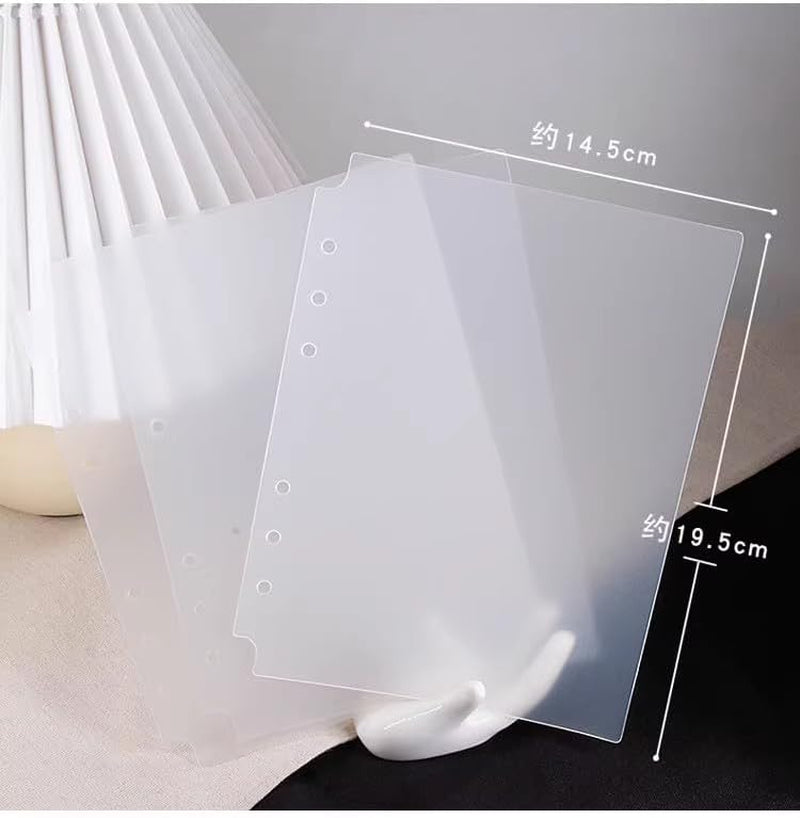 Ensemble de rangement pour ongles A5 avec fermeture à agrafes et feuilles amovibles – Boîte transparente robuste + 6 tampons adhésifs et livre de rangement amovible pour ongles artificiels/adhésifs – Idéal pour le rangement, la présentation