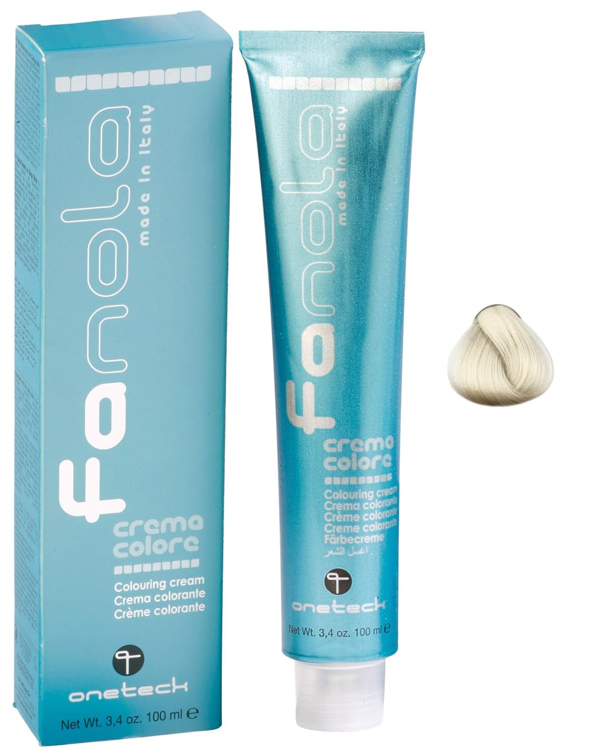 Fanola crema colore Cremă colorantă 7.0 Blond, 100 ml