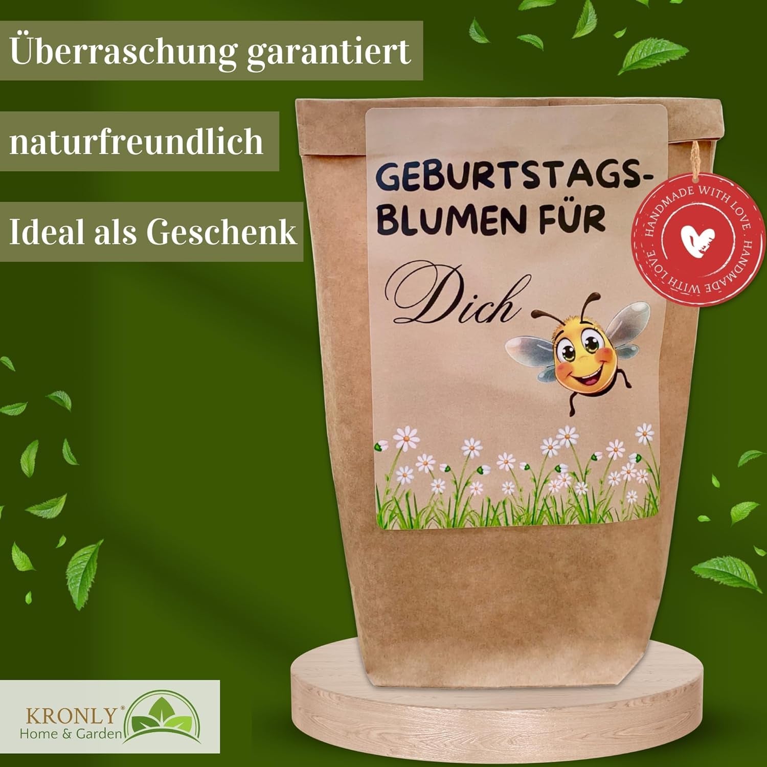 Cadeau d’anniversaire, kit de plantation de fleurs d’anniversaire, sac cadeau surprise, cadeau d’anniversaire pour femmes, graines de fleurs pour plantation individuelle