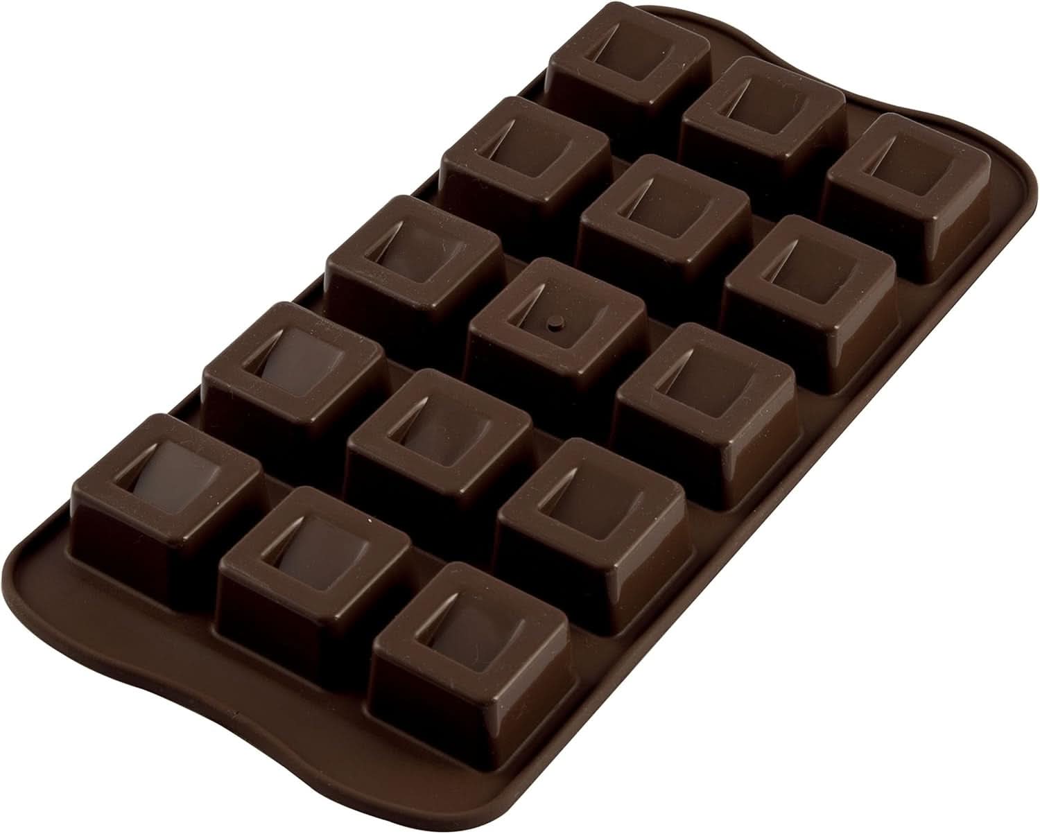 Forme Silicone Praliné Silikomart Cône Ø 2,6 x H 2,8 cm, 7,5 ml, 15 cavités (SCG20) Cuisine Naty Shop Scg02 Cube