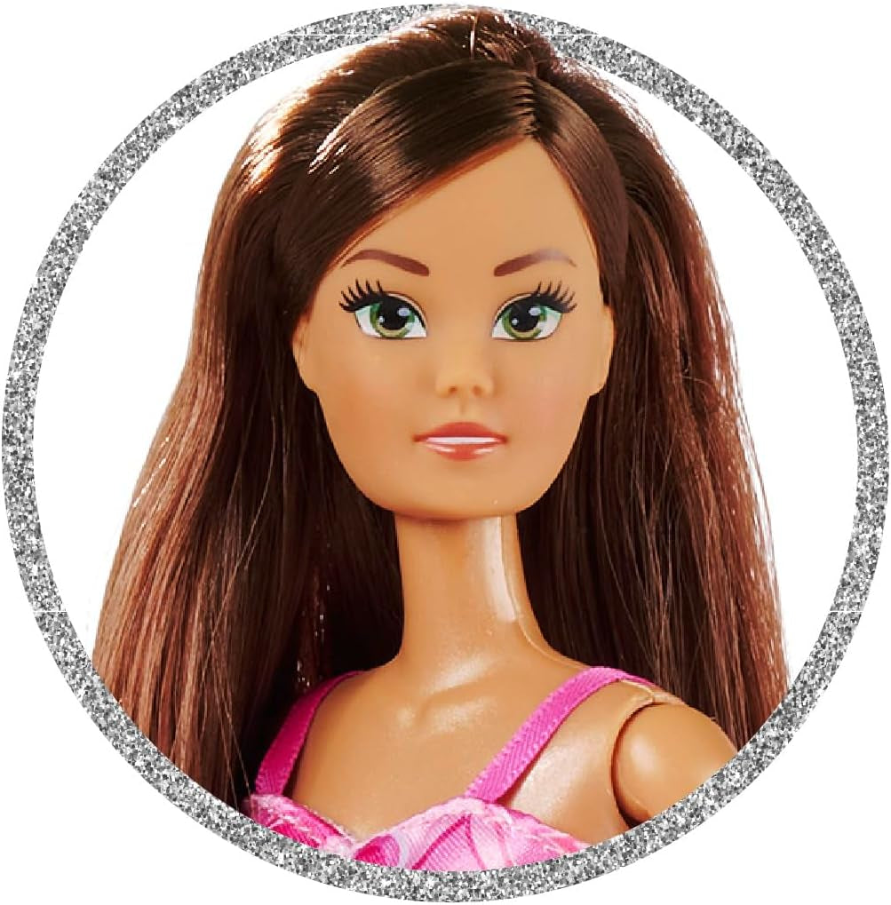 Simba Steffi Love Fashion, 3-Fach Sortiert, es Wird nur EIN Artikel geliefert, Spielpuppe im Herzkleid, 29cm, ab 3 Jahren
