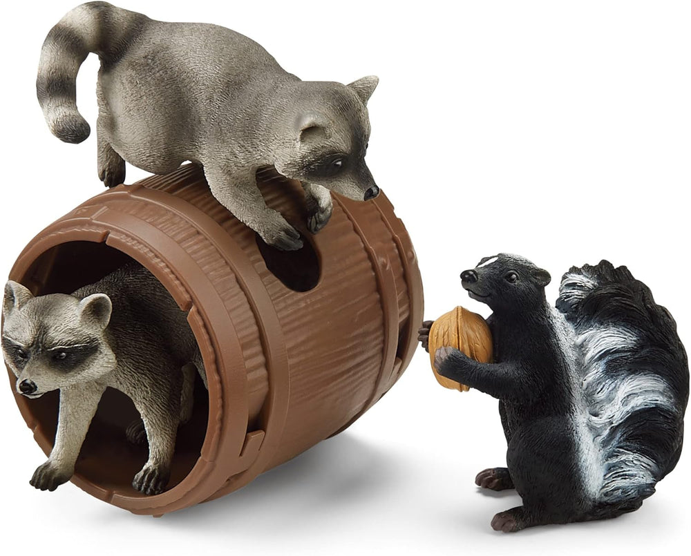 Schleich 42532 Fun autour de la noix , Dès 3 ans, WILD LIFE - Coffret de jeu, 6 pièces Figurines Naty Shop