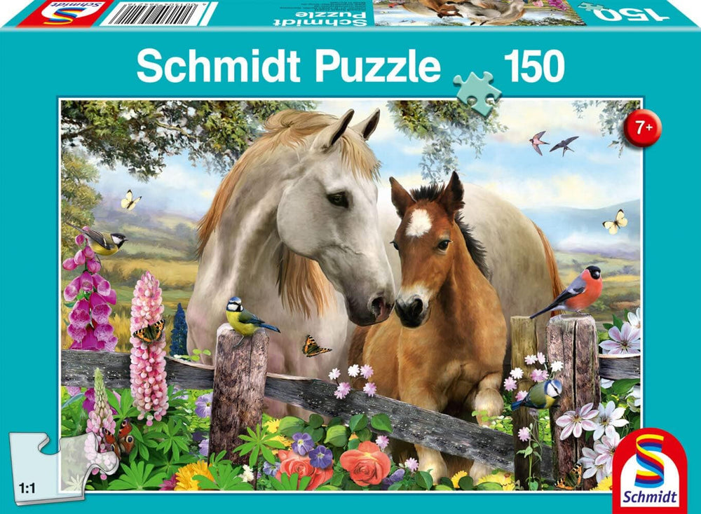 Schmidt Spiele Puzzle jument et poulain pour enfants Puzzle 150 pièces Naty Shop Titre par défaut