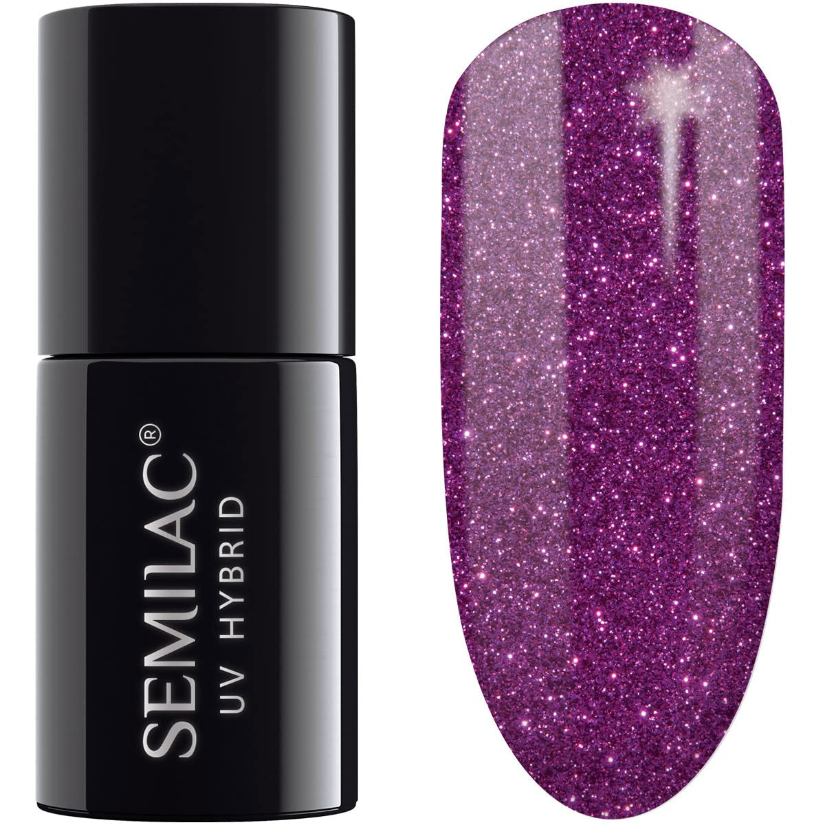 Semilac UV Nagellack Hybrid 404 Muffin aux haricots noirs 7 ml Kollektion Tastes of Fall