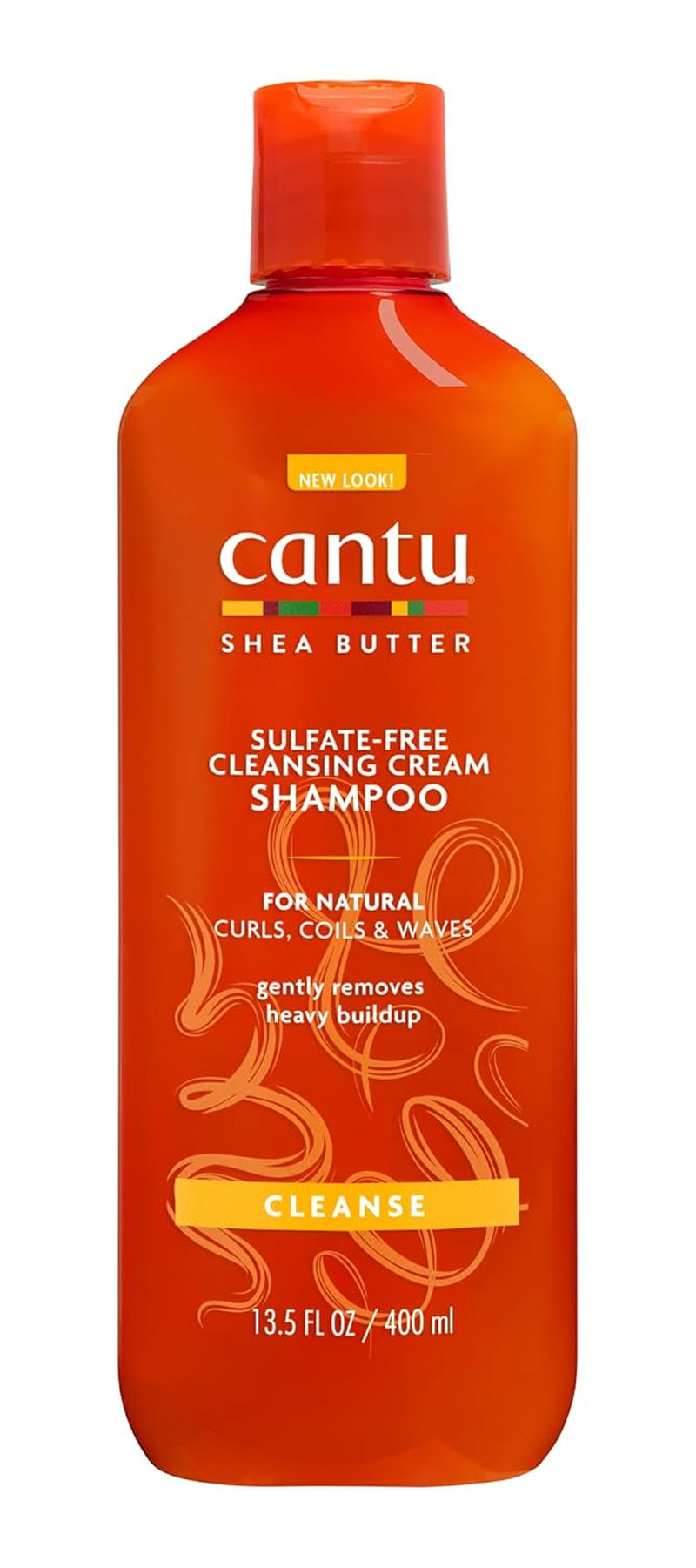 Cantu Cleansing Cream Shampoo – Shampooing Für Lockiges und Krauses Haar – Reichhaltige Formel Aus Shea Butter – Sanfte und Tiefenwirksame Reinigung Für Haar und Kopfhaut – Sulfatfrei – 400 ml douche et bain Cantu Default Title