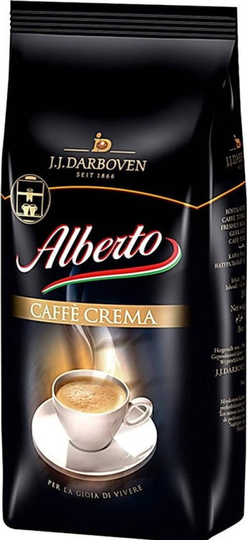 Café Crèma 100% Arabica en grains 4x1 kg