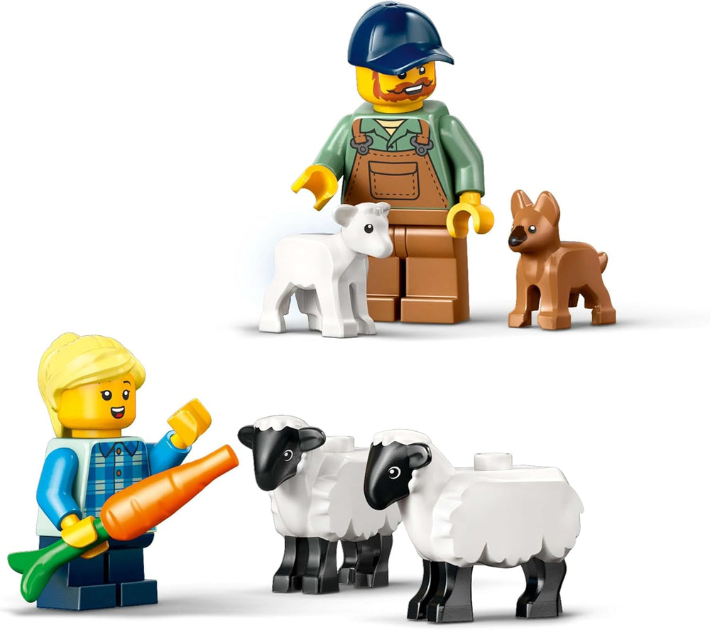 Tracteur LEGO City avec remorque - Jouet de ferme avec tracteur et figurines d'animaux - Ensembles de jeu Montessori pour garçons et filles à partir de 4 ans - Cadeau avec 2 figurines 60461 Jeux de construction Besuche den LEGO-Store