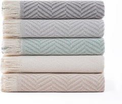 Todocama couvre-lit multifonctionnel, couvre-lit, couvre-lit, housse de canapé, jarapas, motif à chevrons (230 X 260 Cm, beige sable). Lits et couvertures Besuche den Todocama-Store