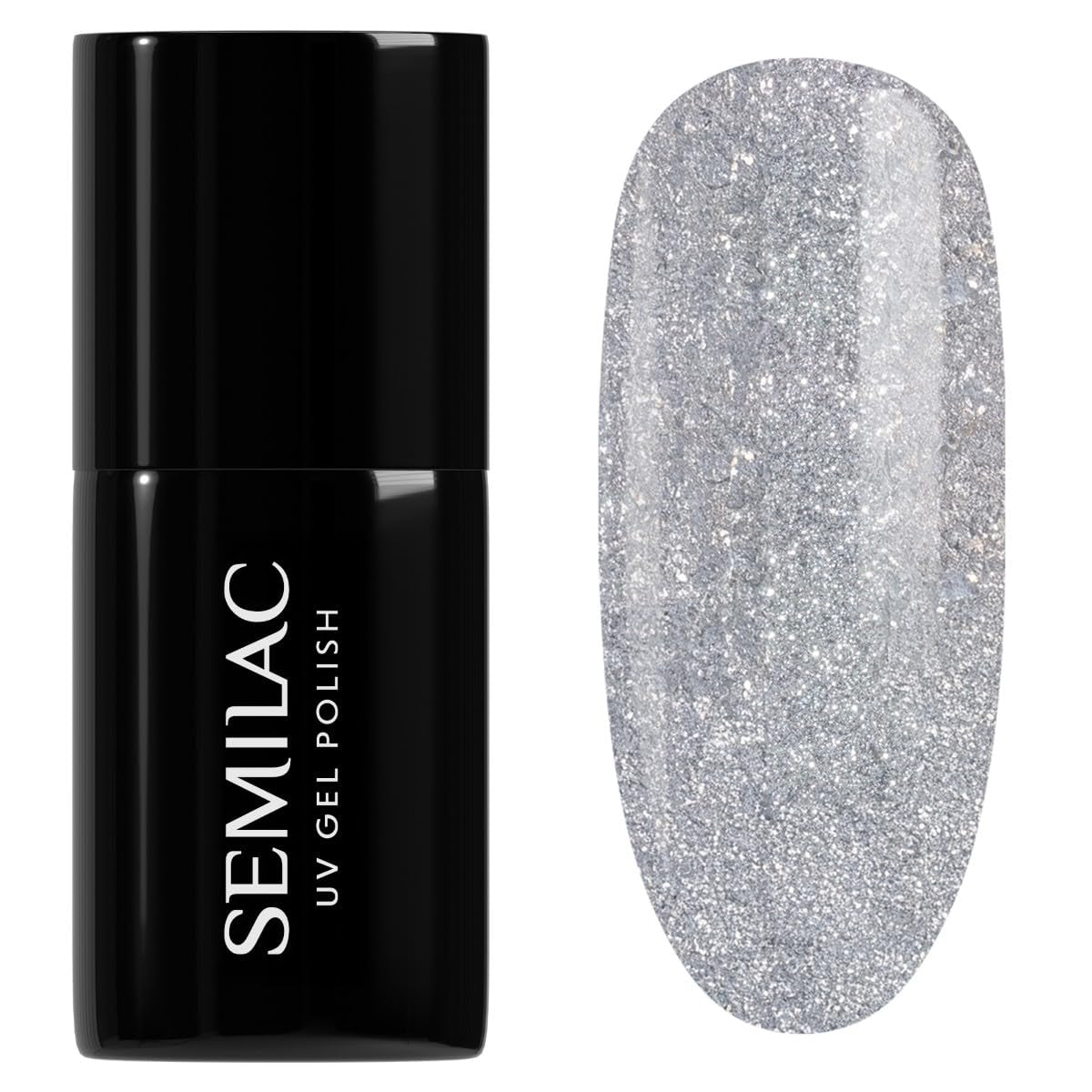 Semilac Vernis à Ongles UV 029 Espresso 7ml Collection Noir Blanc