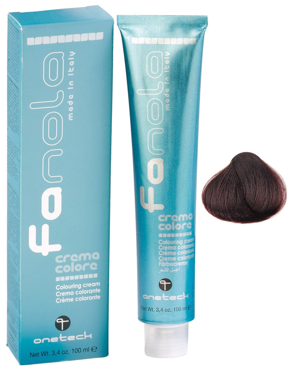 Fanola crema colore Crème colorante 7.0 Blond, 100 ml Teinture capillaire Naty Shop 4.6 Bière moyenne