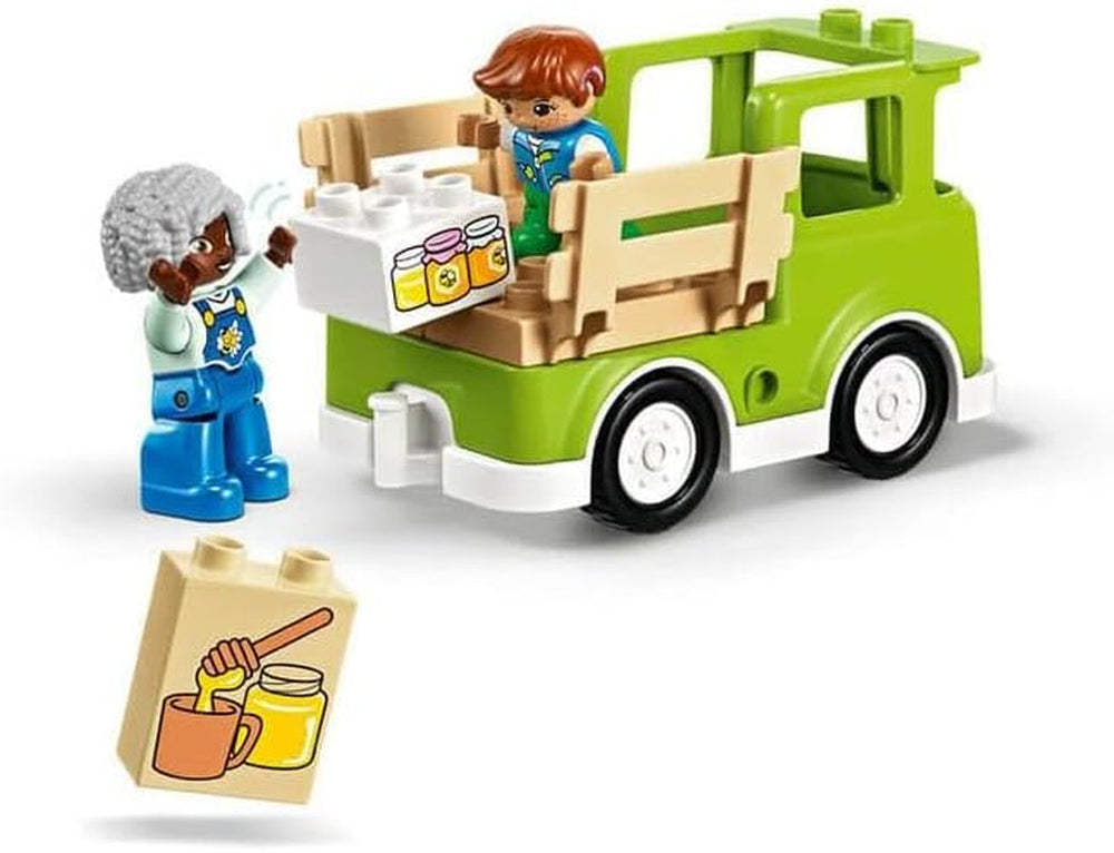 LEGO DUPLO Town L'apiculture et les ruches, jouet éducatif pour les tout-petits avec 2 figurines et un camion mobile, ensemble de construction et de reconstruction, jouet pour les tout-petits à partir de 2 ans 10419 Sets de construction Besuche den LEGO-Store