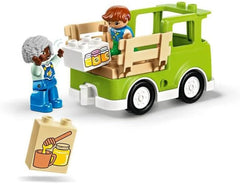 LEGO DUPLO Town L'apiculture et les ruches, jouet éducatif pour les tout-petits avec 2 figurines et un camion mobile, ensemble de construction et de reconstruction, jouet pour les tout-petits à partir de 2 ans 10419 Sets de construction Besuche den LEGO-Store