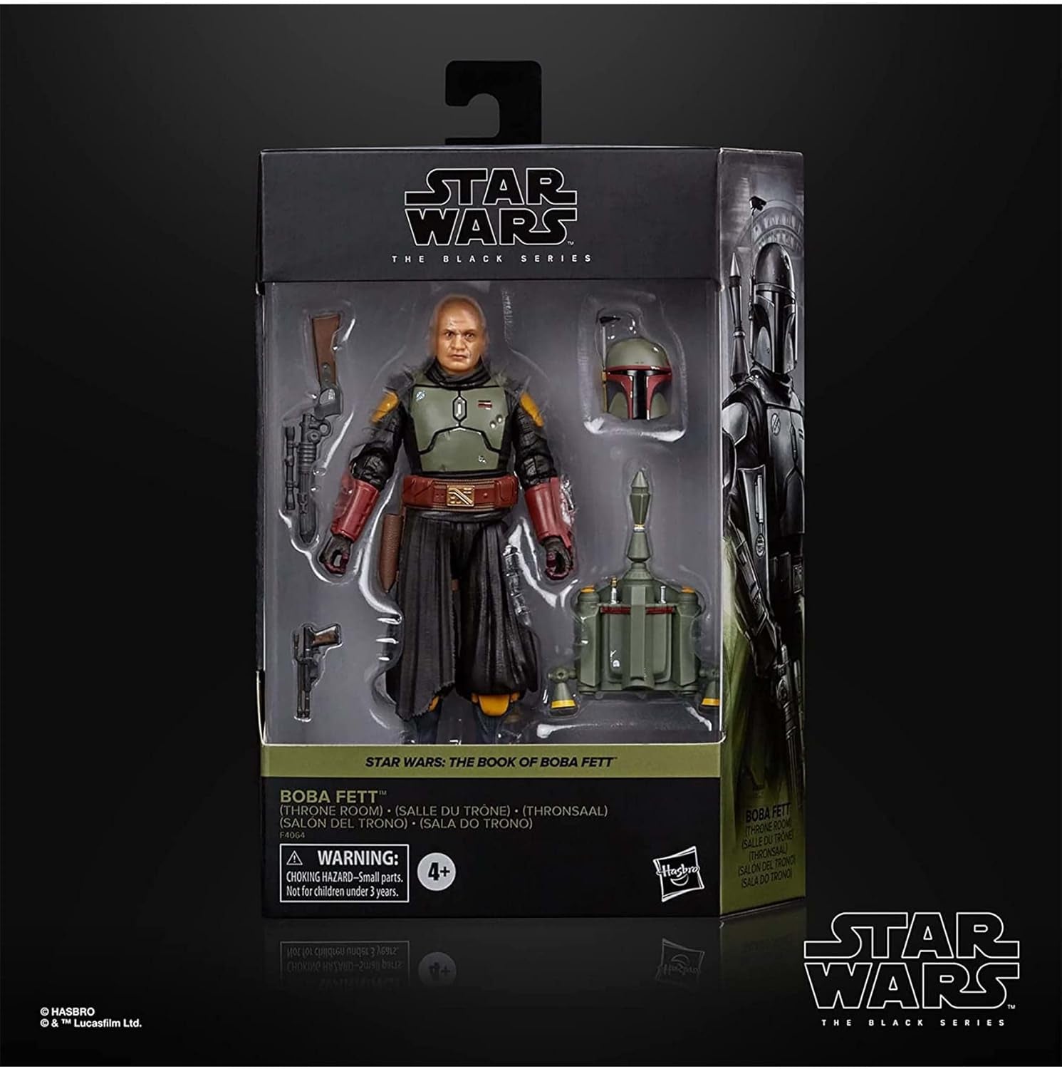 Star Wars Hasbro Black Series Boba Fett (Salle du Trône) : Figurine à collectionner Le Livre de Boba Fett, pour enfants à partir de 4 ans, Multi, 15 cm de hauteur Figurines Naty Shop