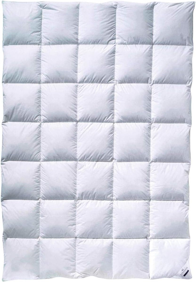 Couette Billerbeck Martina® - Couette 135 X 200 Cm - Couette toutes saisons - Adaptée aux personnes allergiques - 90% duvet d'oie, 10% plumes d'oie - Blanc Naty Shop Couettes et couettes Medium (M) 155 X 220 Cm