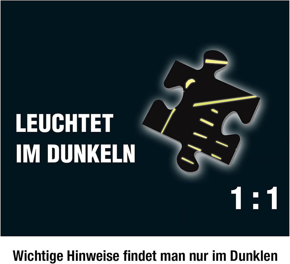 Les Trois ??? - Puzzle Crime - La Villa des Puzzles Par KOSMOS 697976, 300 pièces, Brille dans le noir, Avec lampe UV, Lecture, Puzzle, Résolution de puzzles, Puzzle Détective A partir de 10 ans Puzzle Naty Shop