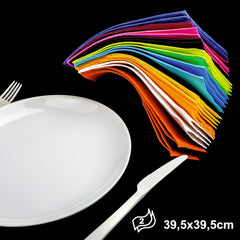 Serviettes en papier Renova Rouge Or - 40 Serviettes