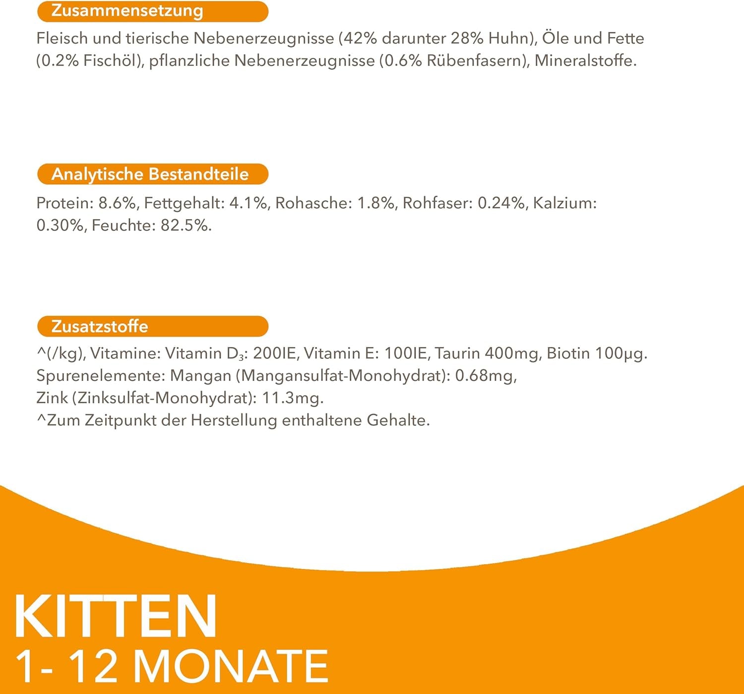 IAMS Delights Kitten Nassfutter - Multipack Katzenfutter mit Hunn in Sauce, Futter de haute qualité pour les enfants de 1 à 12 mois, 12 x 85 g