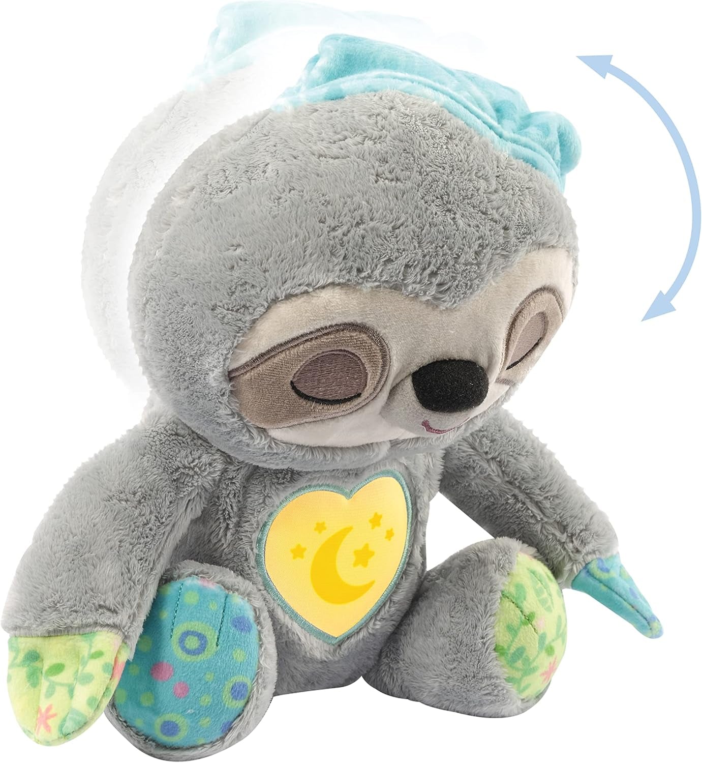 VTech Baby Schnarchi, le paresseux endormi - Jolie peluche pour vous aider à vous endormir - Avec des sons naturels et quotidiens, de la musique et une veilleuse - Pour les bébés dès la naissance Bebe Toys Naty Shop