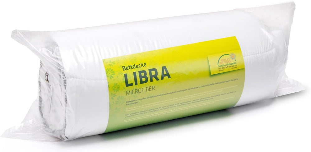 Décokage 135X200 Couette d'été Couette matelassée Anti-allergique Pour personnes allergiques Couette d'été 100% microfibre 800G Libra Couettes et couettes Naty Shop