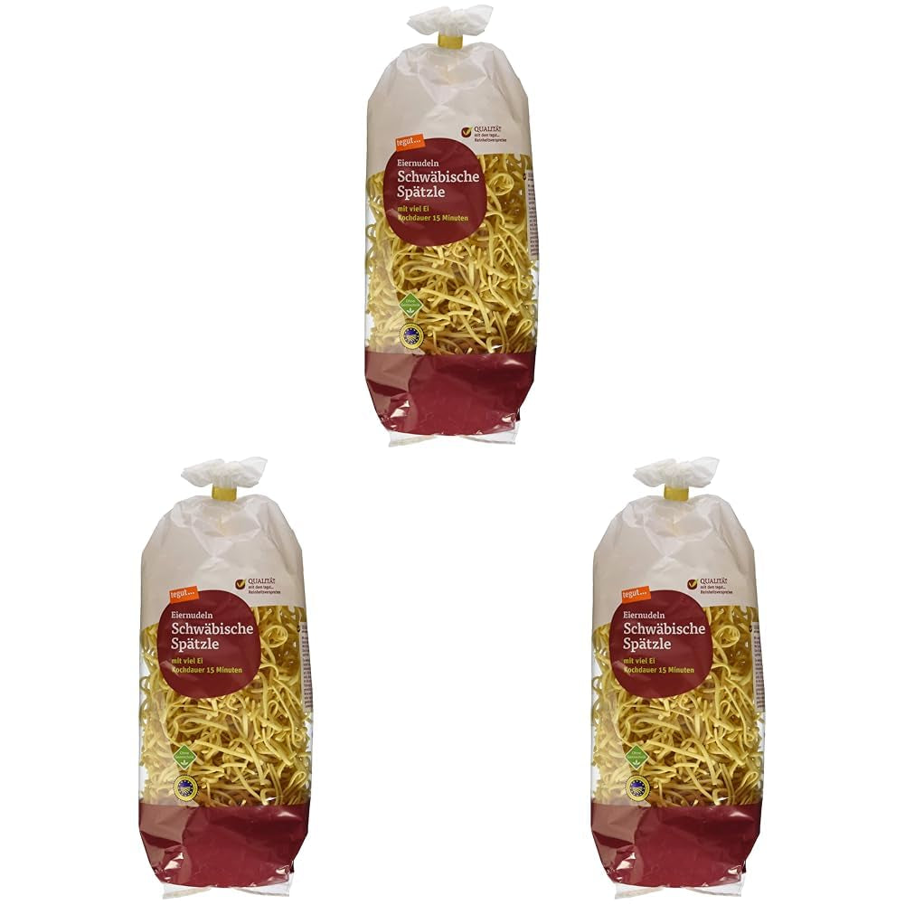 tegut... Nouilles aux œufs Spätzle souabe, 1 x 500g