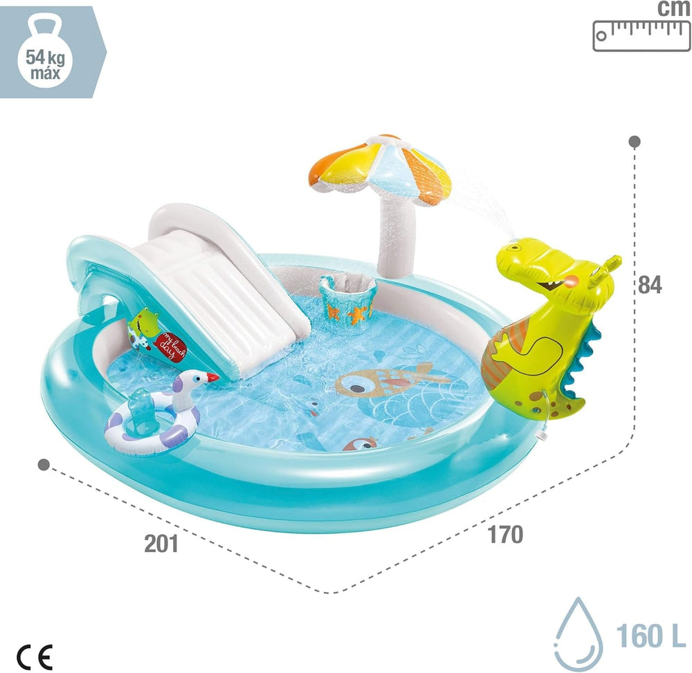 Piscină pentru copii Intex, Color, 229 x 152 x 56 cm