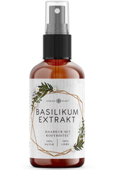 Traitement capillaire à l'extrait de basilic de Nordic Pure | Pour le soin des cheveux fins, secs et fragiles | Peut prévenir la chute des cheveux 100 ml Naty Shop soins capillaires Titre par défaut