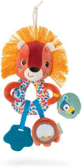 Lilliputiens - Anneaux multiactivités Louis le Loup - Hochet pour bébé avec sons, textures et couleurs - Facile à attraper - Stimule les sens et favorise la motricité - Dès 3 mois - 83505 Jouets bébé Naty Shop Jack