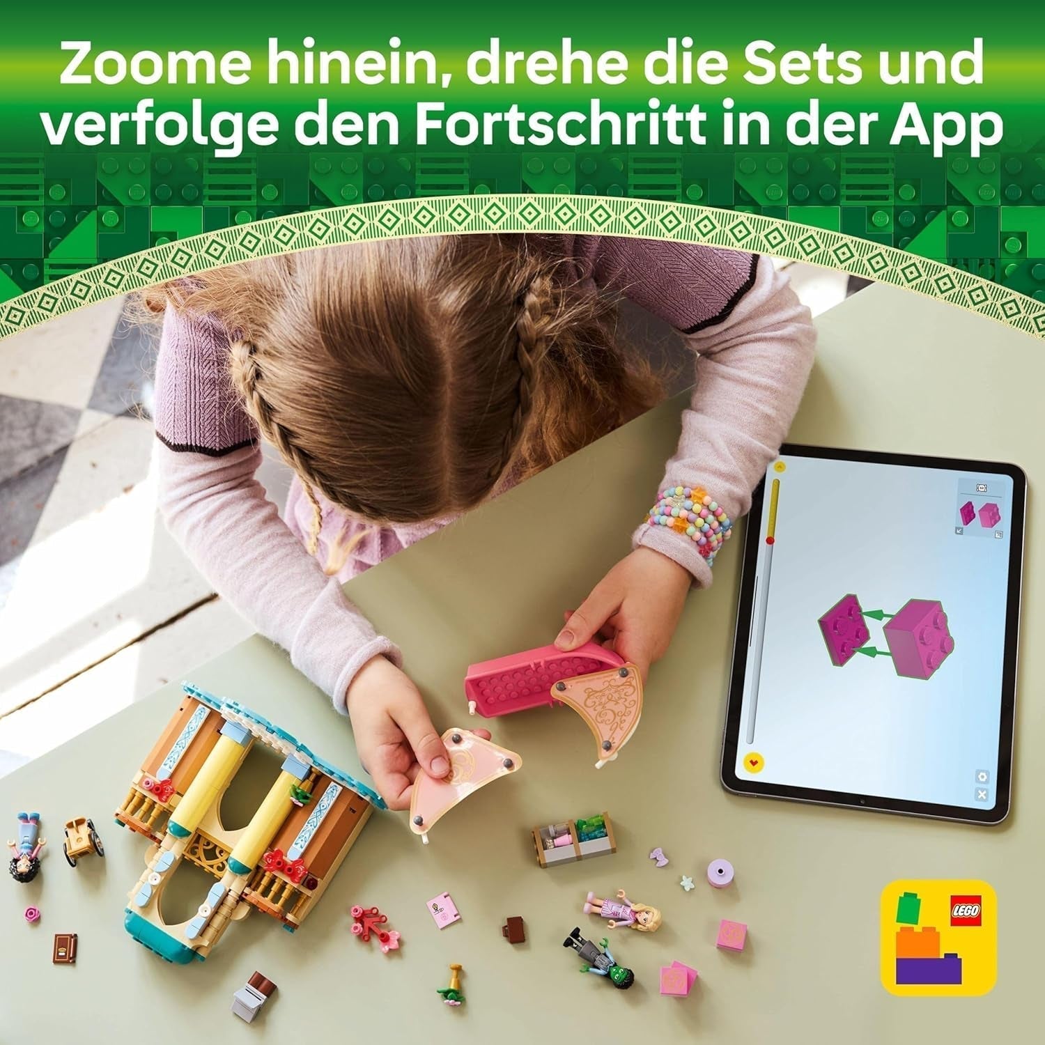 LEGO Wicked Glinda, Elphaba et Nessarose à l'université de Shiz Bateau à voile et bateau jouet à 3 figurines Cadeau pour filles et garçons à partir de 7 ans Amateurs de maisons de poupées 75681 Jeux de construction Besuche den LEGO-Store