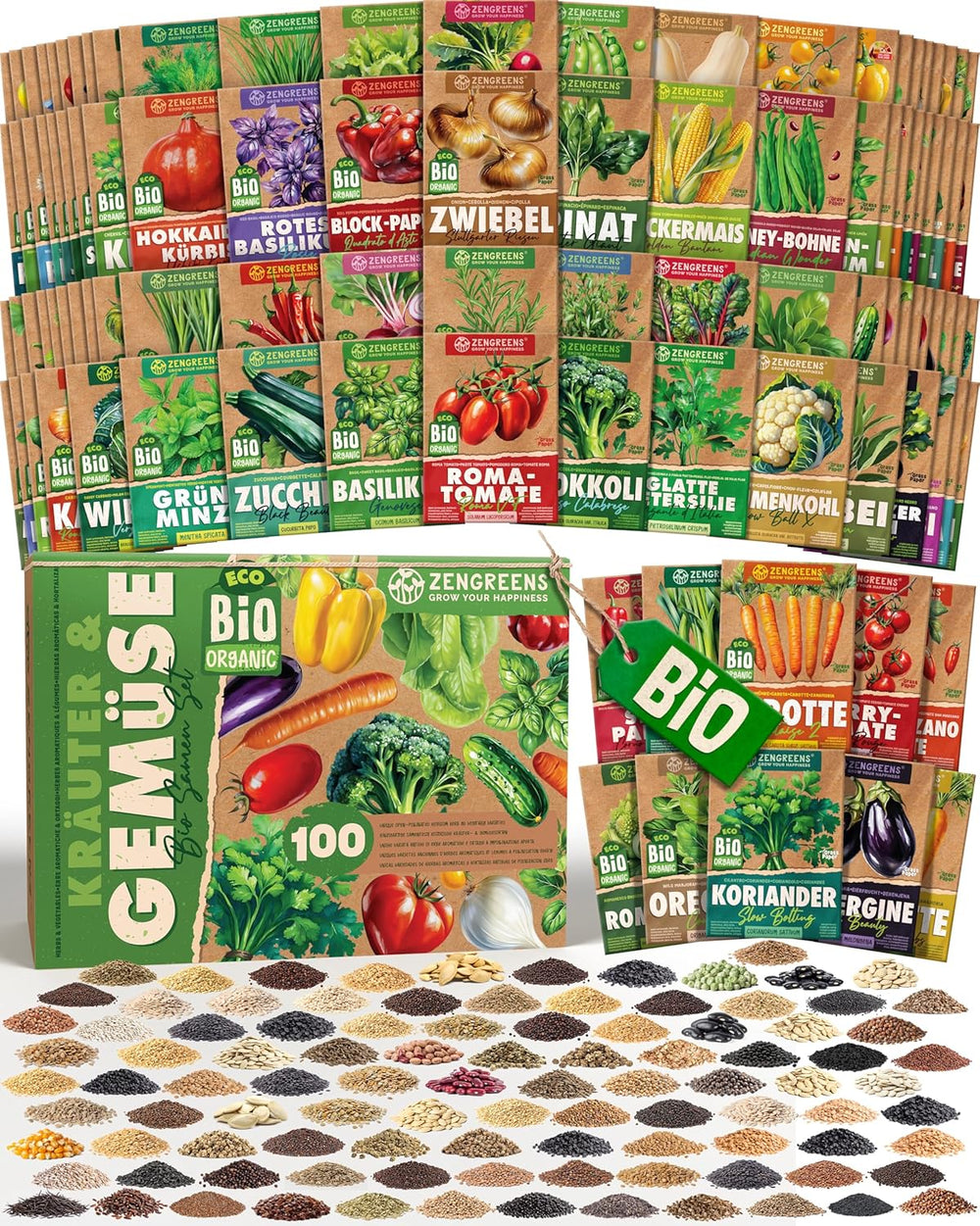 Graines de tomates biologiques dans un ensemble de 10 à 10 graines de tomates pour une culture facile dans le jardin, le balcon ou le parterre surélevé - Graines de plantes - Semis