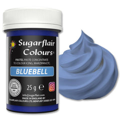 Sugarflair Colorant Alimentaire Pastel pour Pâtes, Bleu Cloche, Colorant Alimentaire pour Pâtes, Fondant et Massepain, Couleurs Concentrées Spectrales - 25g