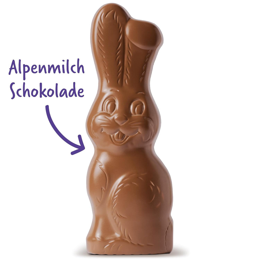 Milka Smiling Bunny Alpine Milk Design Edition - Chocolat de Pâques avec 3 motifs différents - 24 x 45g