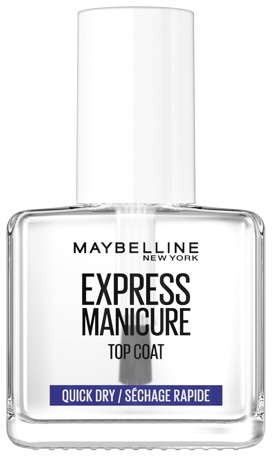 Oja Maybelline New York, Top Coat cu Uscare Rapidă Express Manicure, Transparent, 12 ml