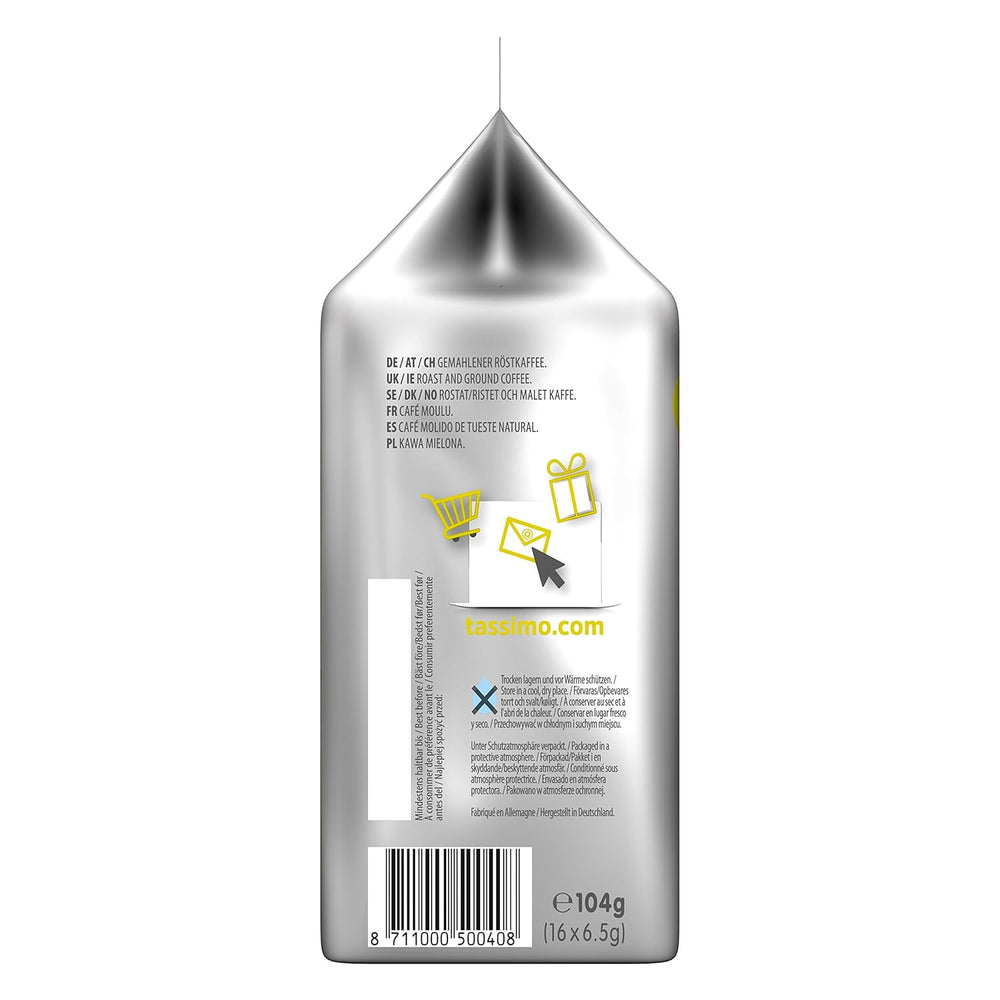 Tassimo Kapseln Jacobs Krönung, 5 x 16 Pads, 80 Kaffeekapseln