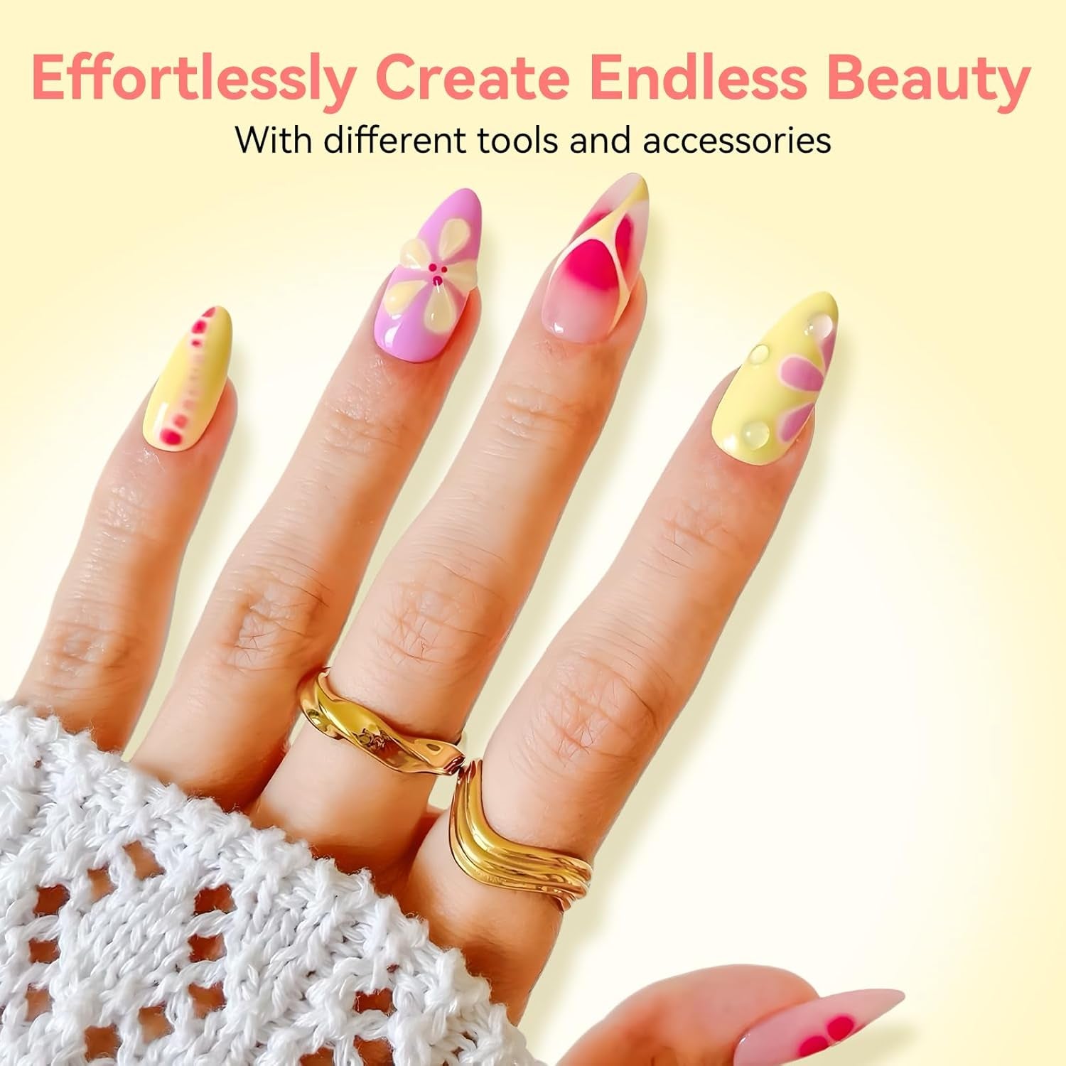 Makartt Blooming Gel Vernis à Ongles – 15 ml Blooming Gel Vernis à Ongles Extension avec Couleur Marbre, Gel Peinture, DIY Manucure Designs d'Ongles, Fleurs, Animaux, Aquarelle, Kit de Manucure Magique