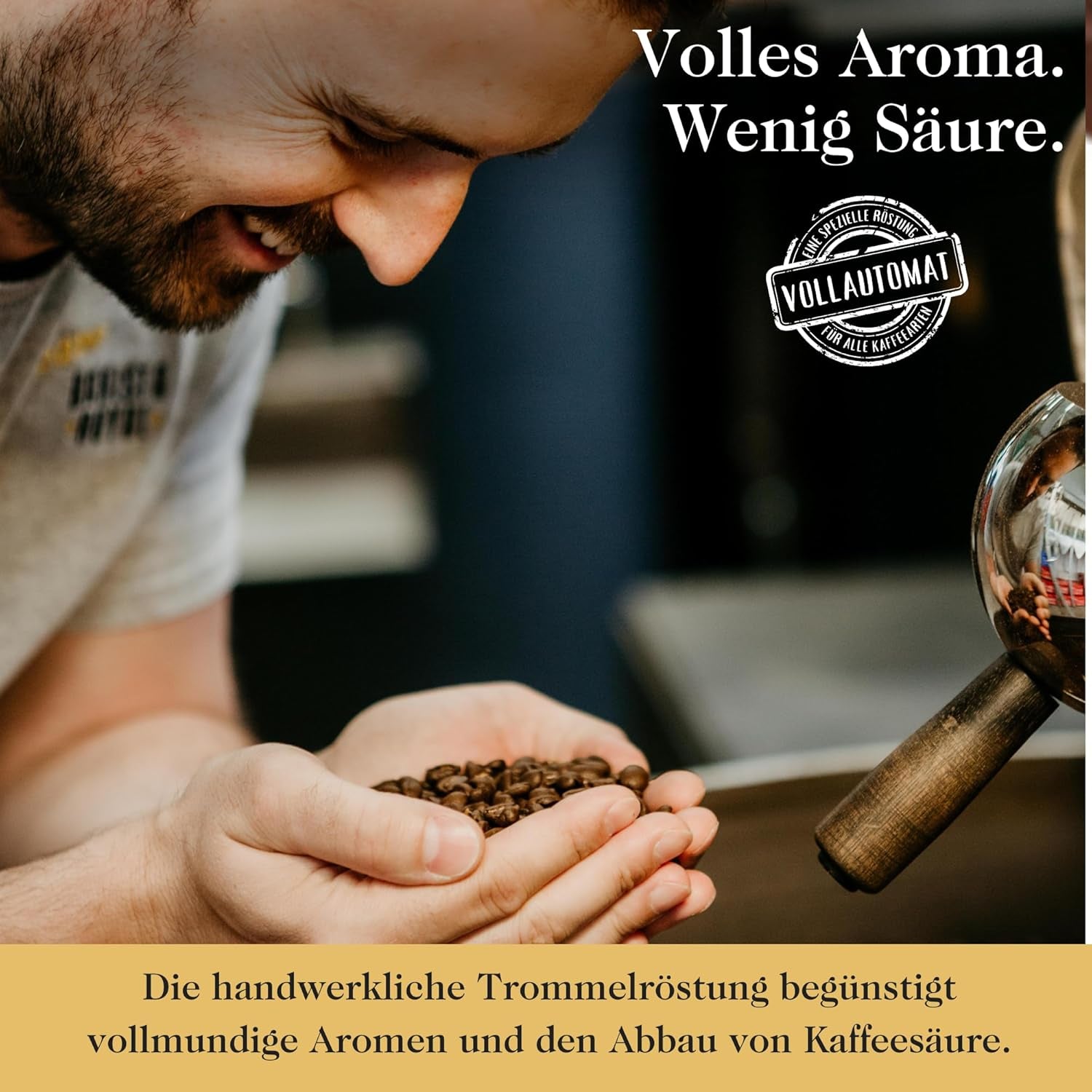 Café pour distributeur automatique "Barista Royal" – 1 kg de machines à café bio – Genre non complexe pour café crème, cappuccino et plus – Parfait pour café automatique DeLonghi, Philips, Krups, Jura